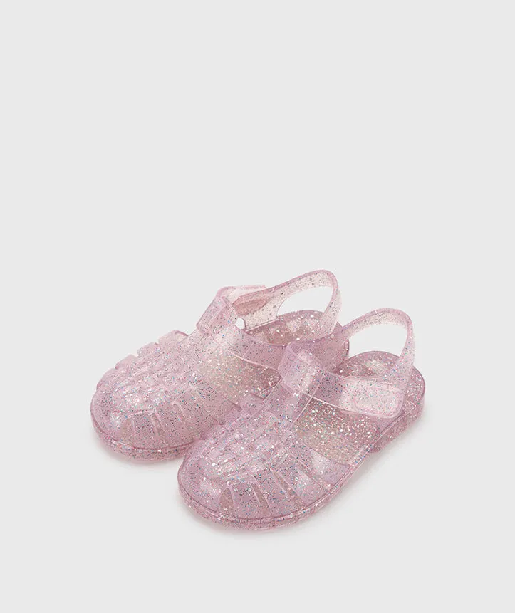 Igor 10329-385 Clasica Cristal Sandals, Tr.Rosa Multi Glitter Elegant Styles