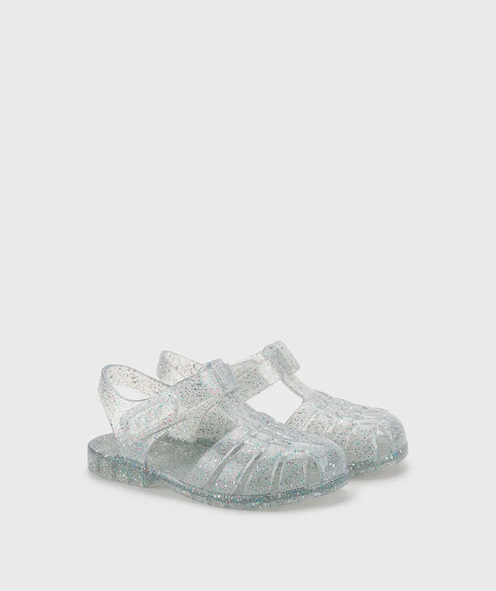 Igor 10329-386 Clasica Cristal Sandals, Tr.Transparente Multi Glitter walking shoes
