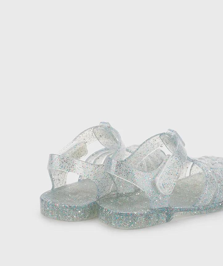 Igor 10329-386 Clasica Cristal Sandals, Tr.Transparente Multi Glitter walking shoes