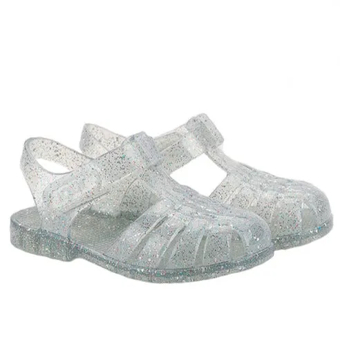 Simple kids' fashion Running - specific kids' shoes Igor 10329-386 Clasica Cristal Sandals, Tr.Transparente Multi Glitter