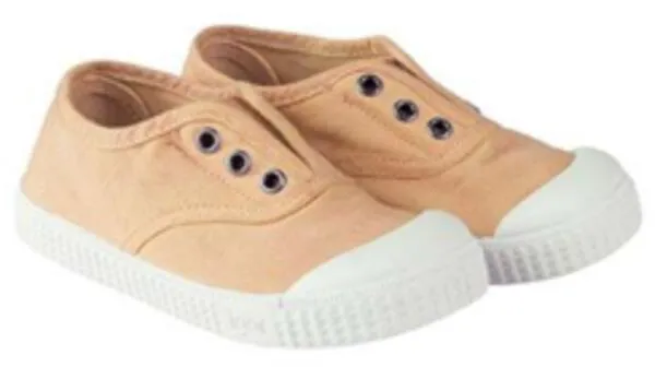 Igor Berri Boy's and Girl's Laceless Canvas Shoes - Apricot Vintage Styles