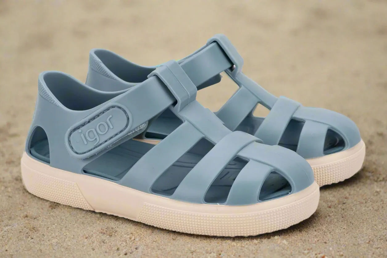 Igor Boy's And Girl's Bay Sandals - Oceano Printed Kids
