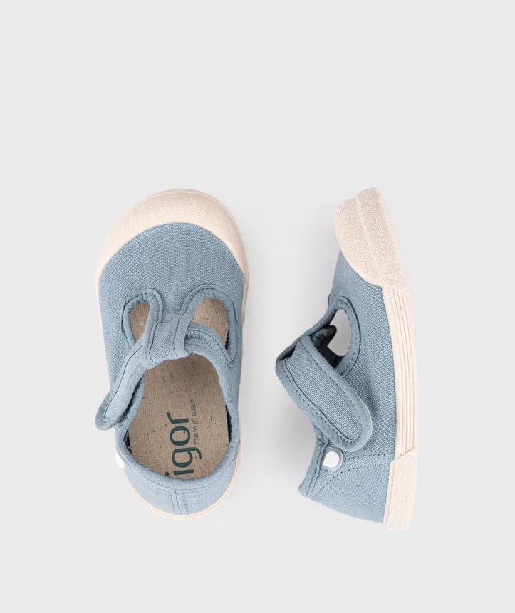 Igor Boy's and Girl's Lona Pepito Shoes, Oceano Patterned Kids