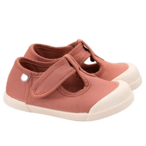 Igor Boy's and Girl's Lona Pepito Shoes, Terracota Polka - dotted kids' items Flat - heeled kids' shoes