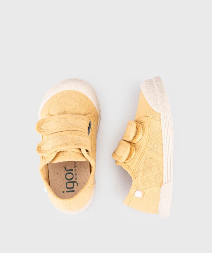 Igor Boy's and Girl's Lona V Shoes, Dijon loafers