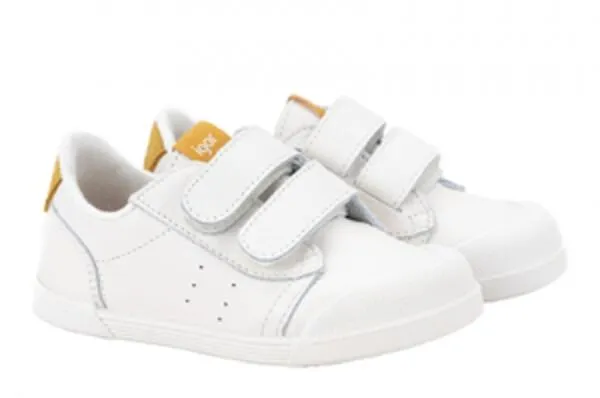 Igor Boy's and Girl's Tennis Shoes, Mostaza Leather Kids