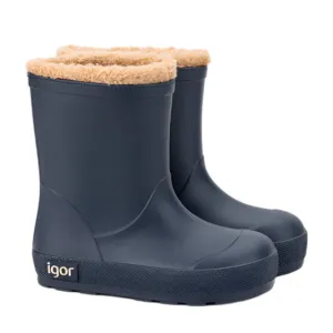 Kids' sandals Igor Boy's and Girl's Yogi Borreguito Rain Boots - Marino