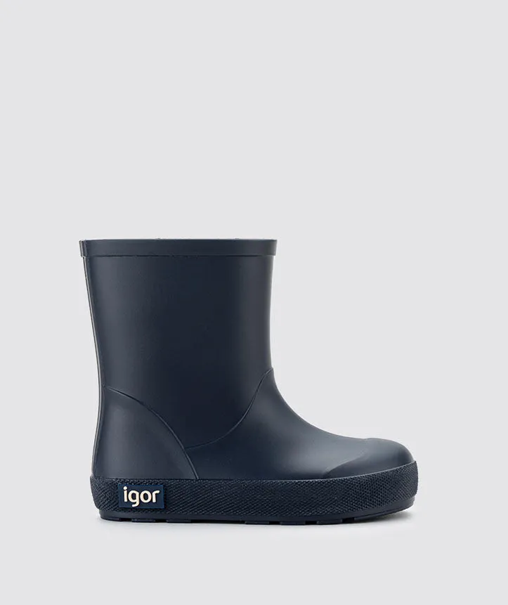 Igor Boy's and Girl's Yogi Rain Boots - Marino Wide fit