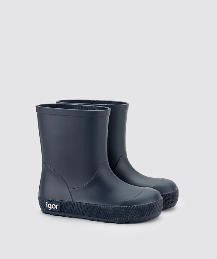 Igor Boy's and Girl's Yogi Rain Boots - Marino Wide fit