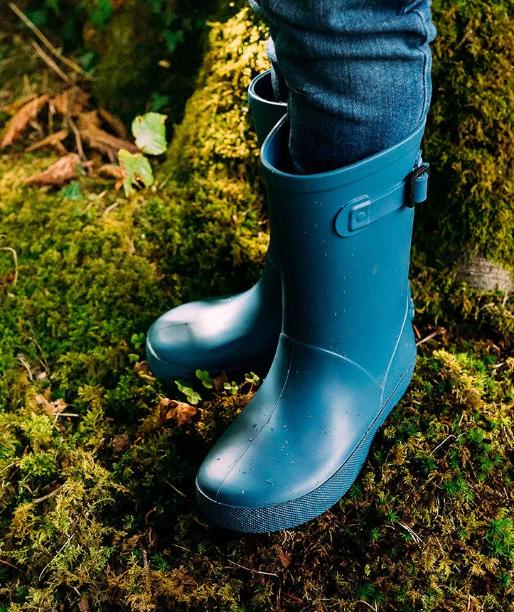 Igor Girl's and Boy's Splash Euri Rain Boots - Azul Metallic Kids