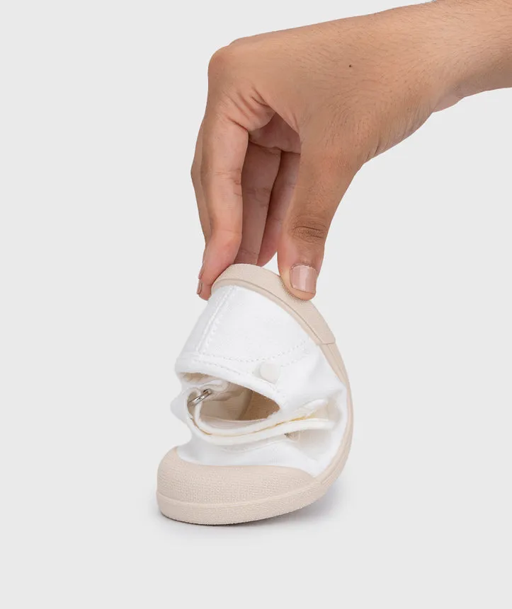 Igor Girl's Lona Mercedes Shoes - Blanco Arch support
