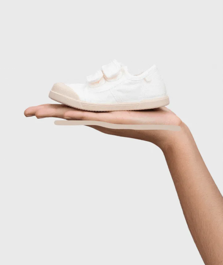 Igor Girl's Lona Mercedes Shoes - Blanco Arch support