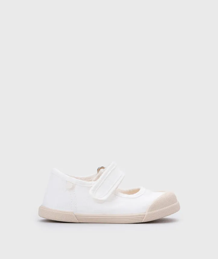 Igor Girl's Lona Mercedes Shoes - Blanco Arch support
