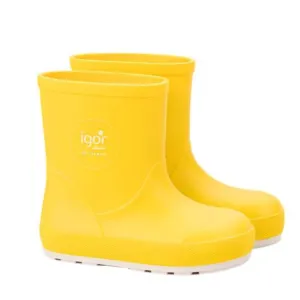 Igor Yogi Nautico Barefoot Rain Boots, Amarillo Velcro - closure kids' shoes Canvas kids' shoes