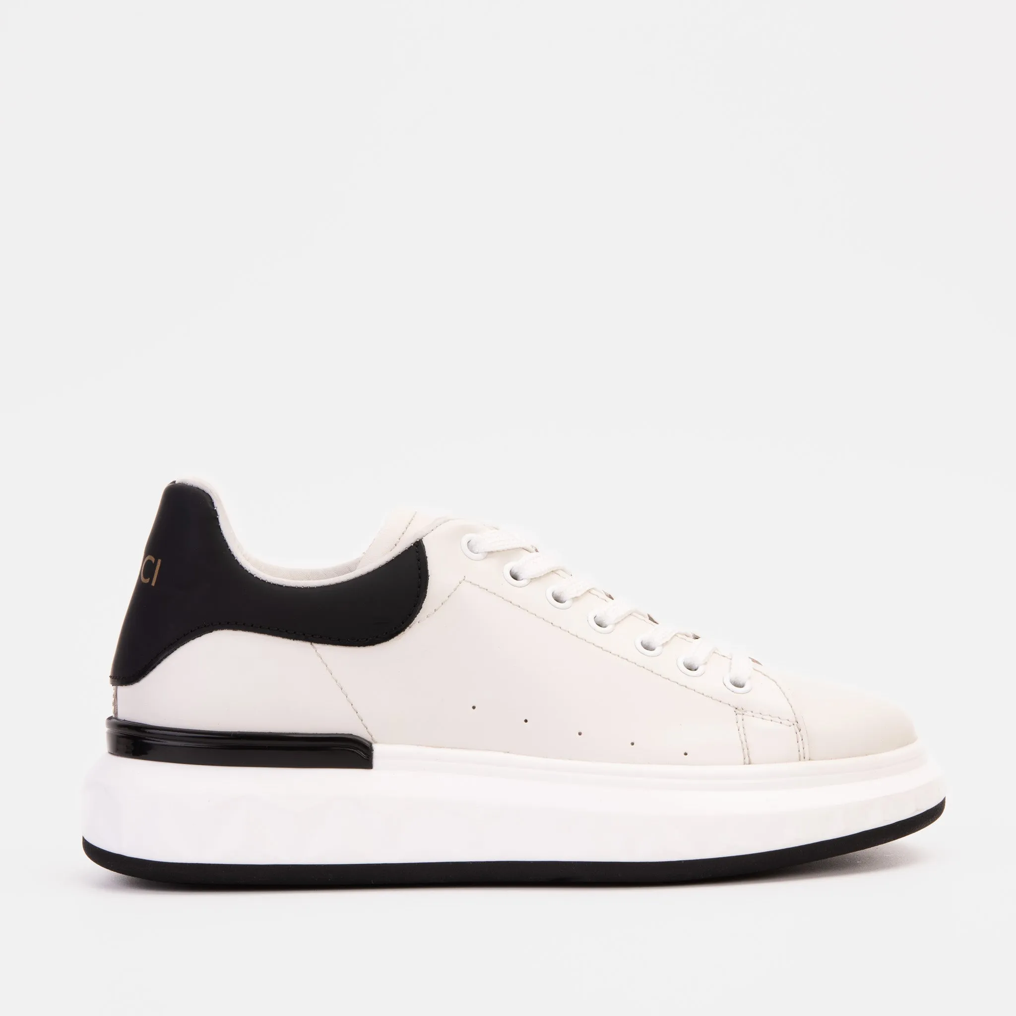 Sun Glow Hero Mode The Linq White Leather Men Sneaker