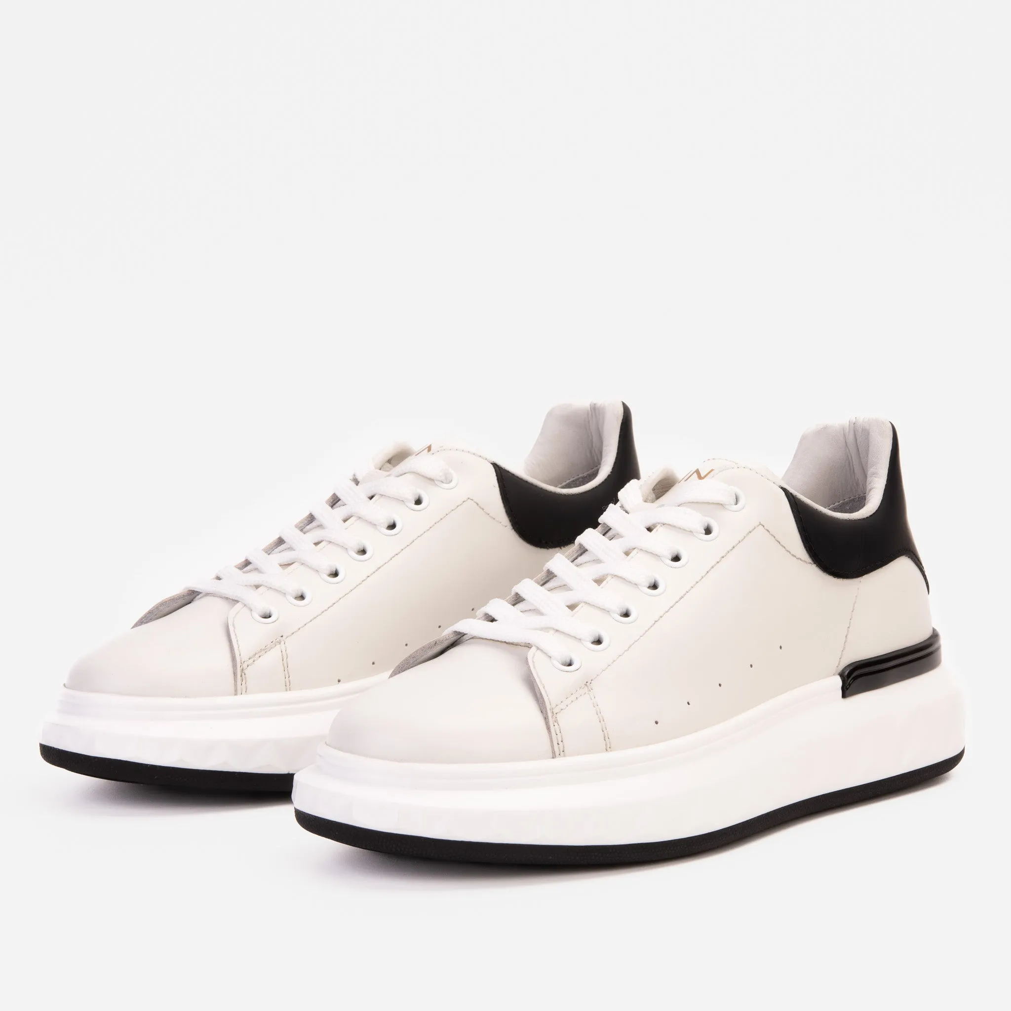 Insole-Tech The Linq White Leather Men Sneaker