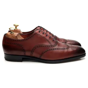 Comfort Look 'Inverness' Burgundy Leather Oxford Brogues UK 10 E