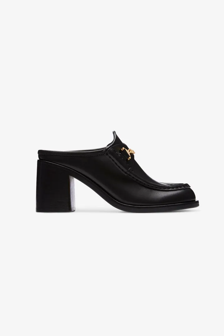 Janet Black Leather Waterproof Sole