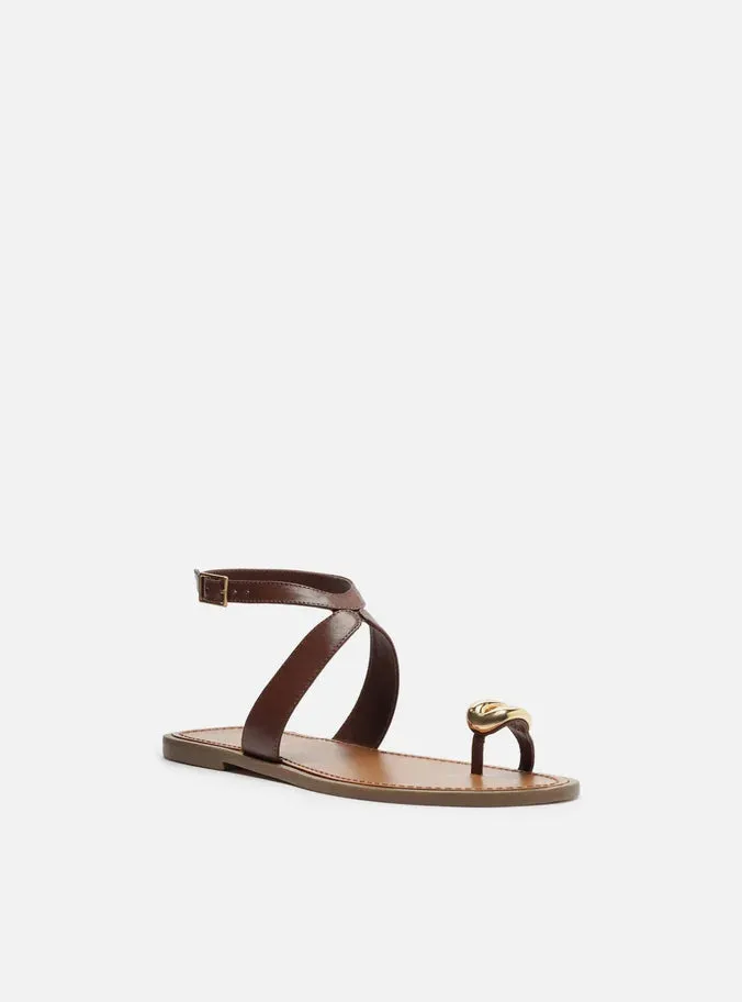 Kendall Leather Flat Functional Design