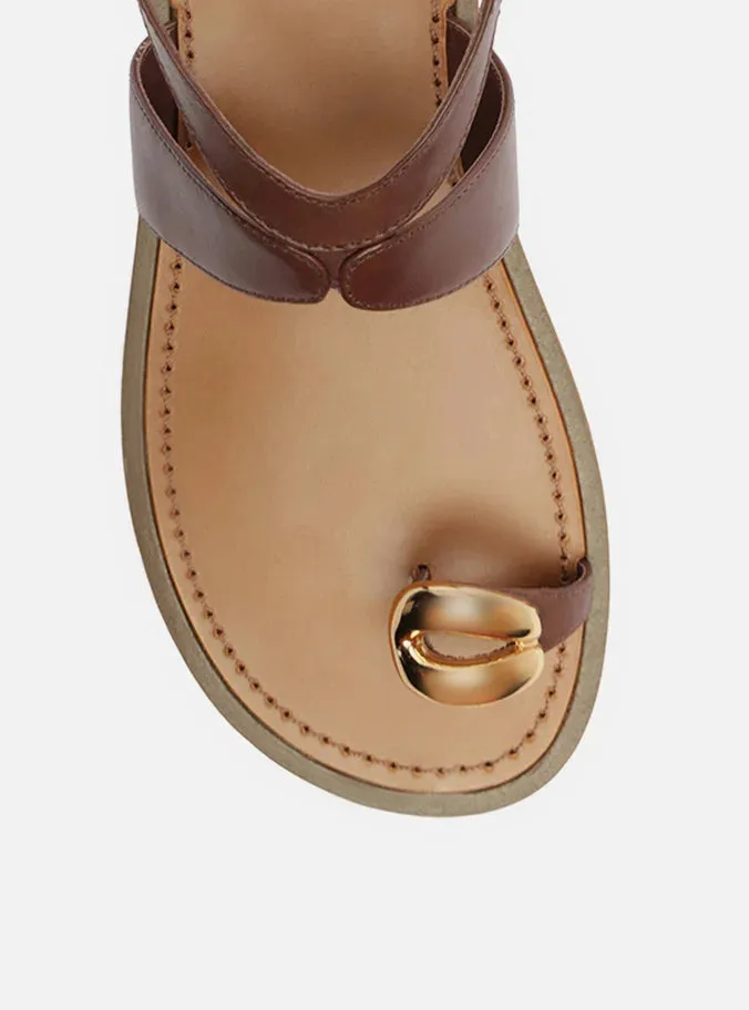 Kendall Leather Flat Functional Design