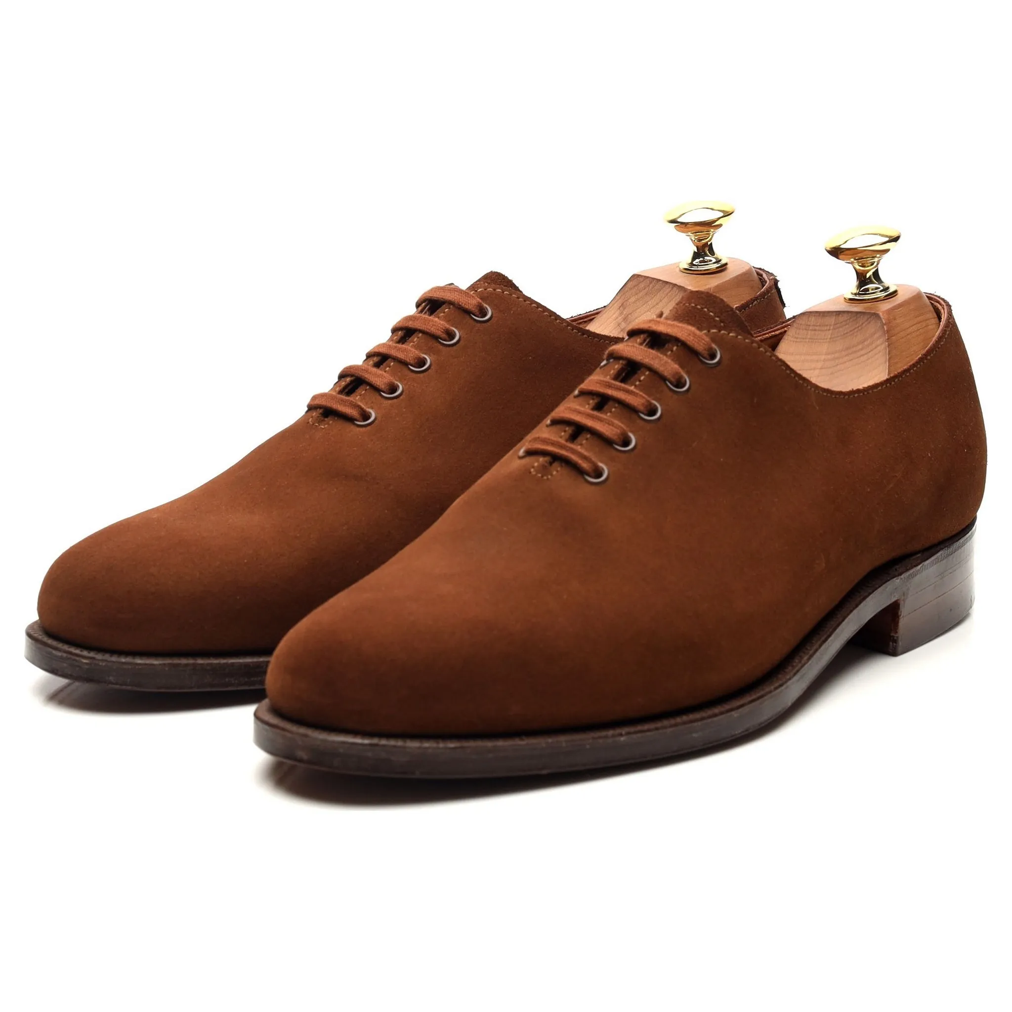 'Kent' Brown Suede Wholecut Oxford UK 7 E Comfortable Feel