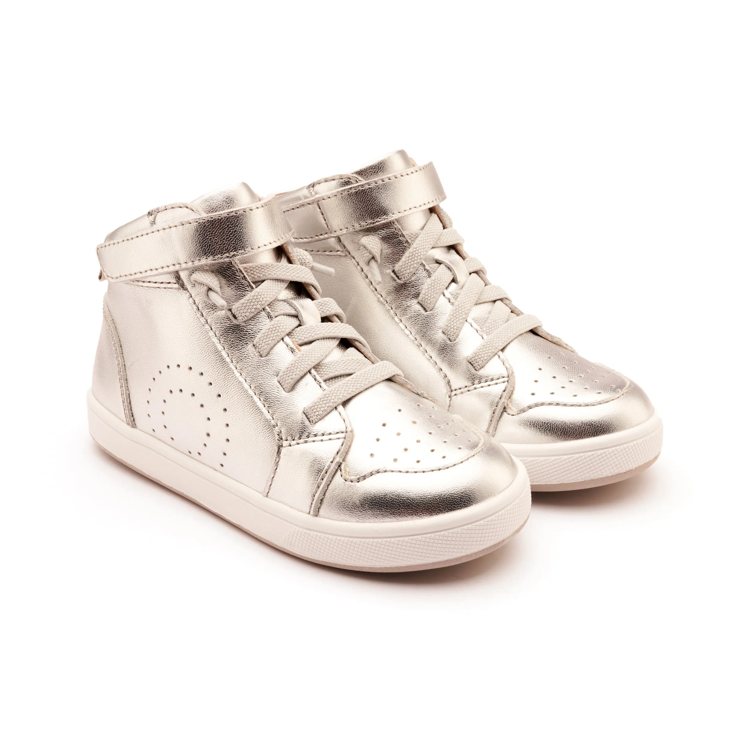 Keychain Details Old Soles Boy's and Girl's The Skill Casual Shoes - Silver