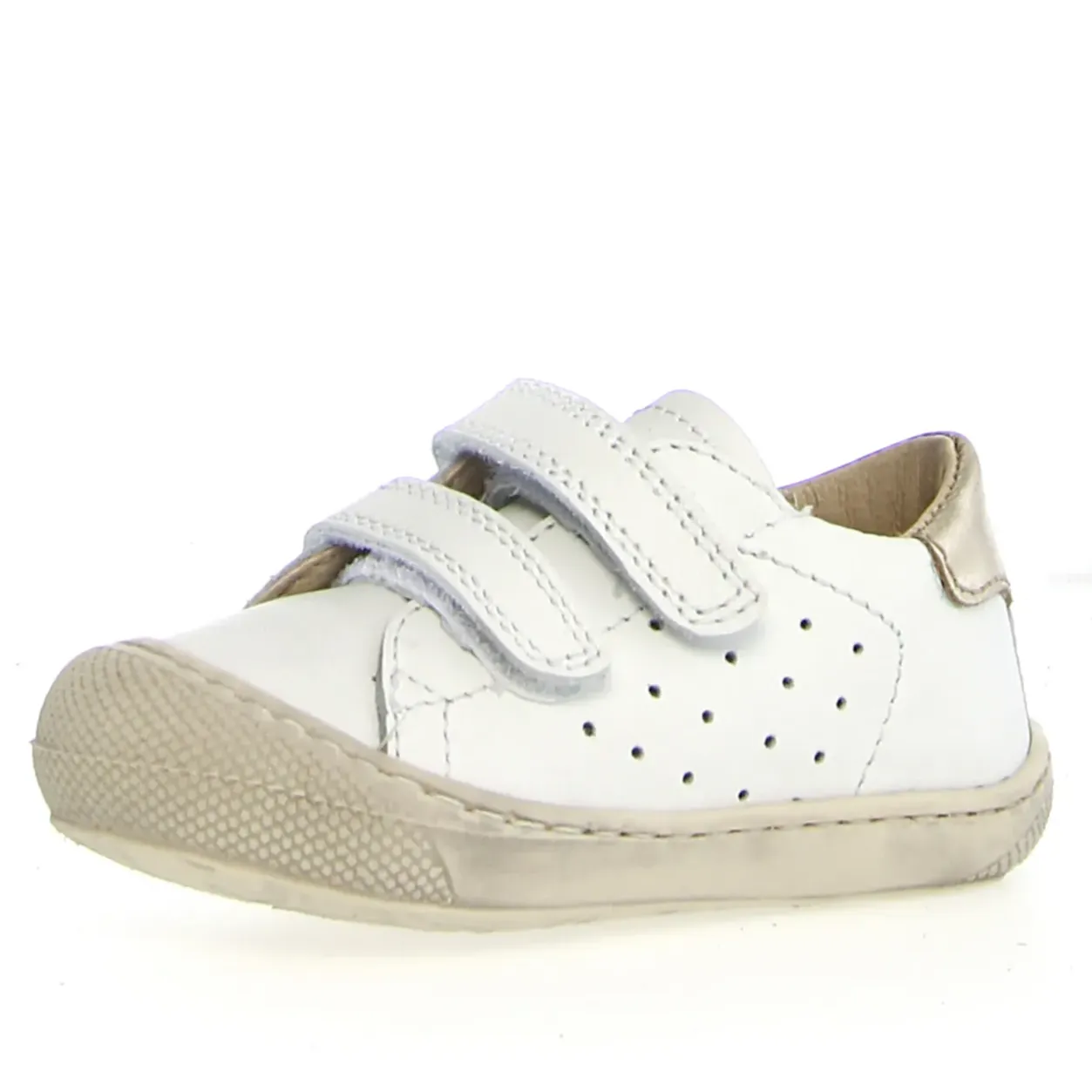 Winter kids' wear Naturino Boy's And Girl's Cocoon Low 3 Vl Casual Shoes - White / Platinum