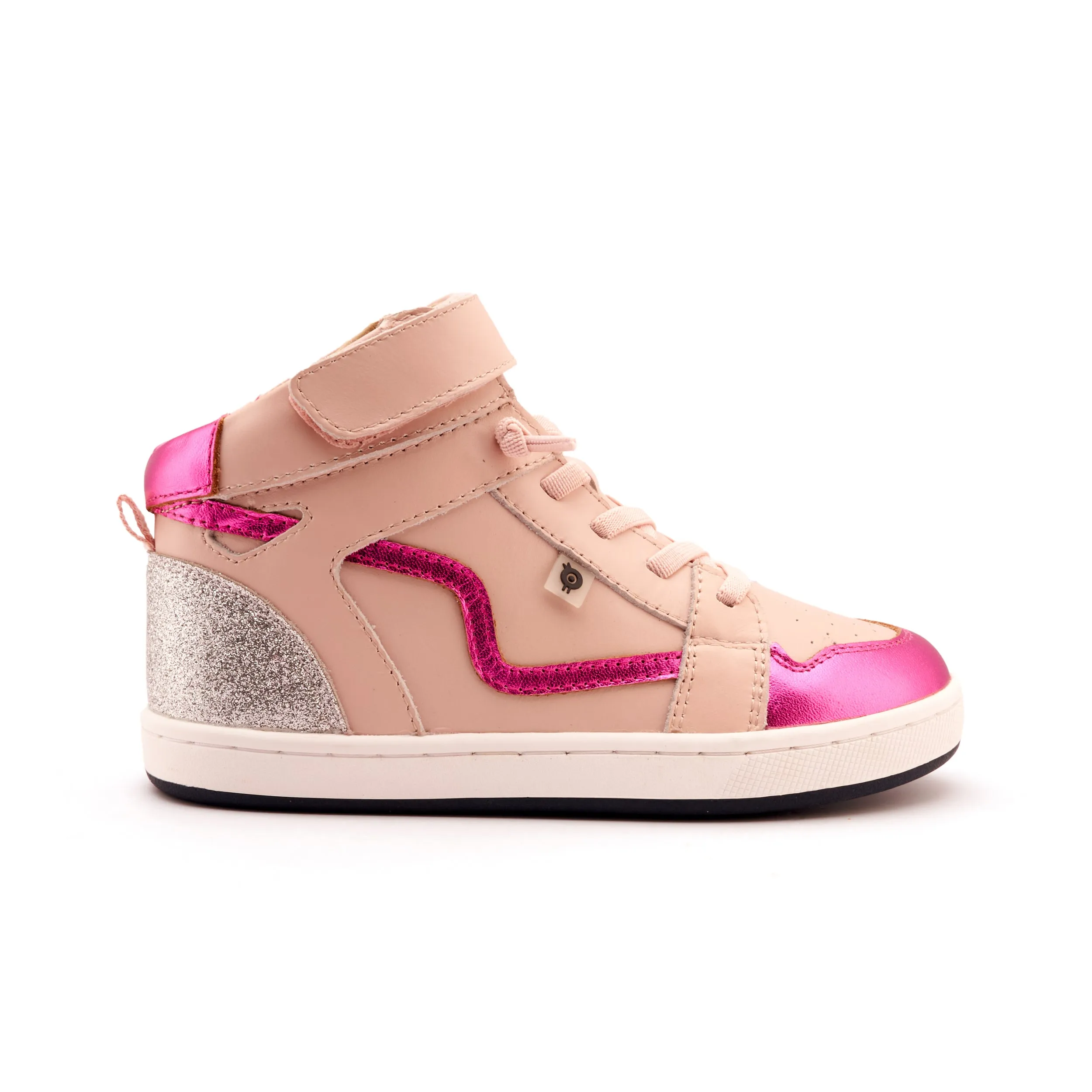 Kids Selection Old Soles Girl's Field Jump Casual Shoes - Dalia / Fuchsia Foil / Glam Argent