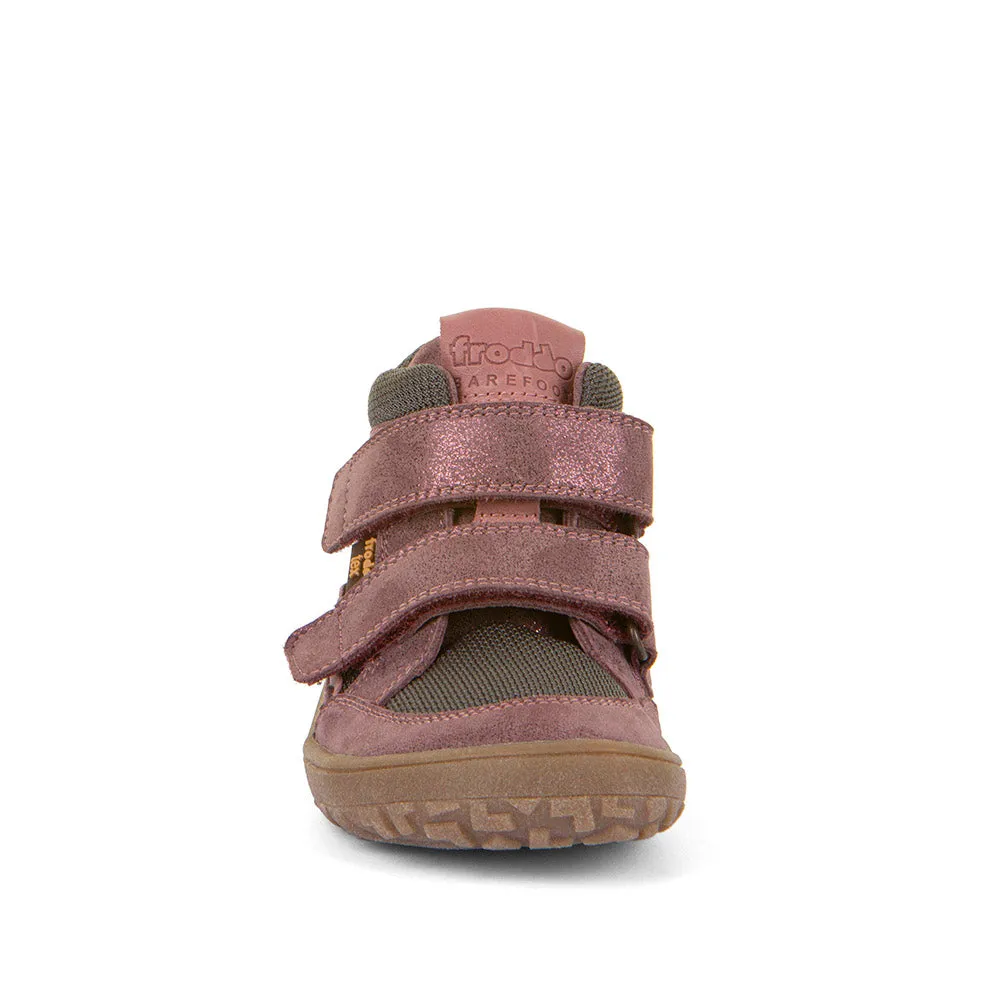 Label Details Froddo Girl's Tex Autumn Barefoot Ankle Boots - Pink 