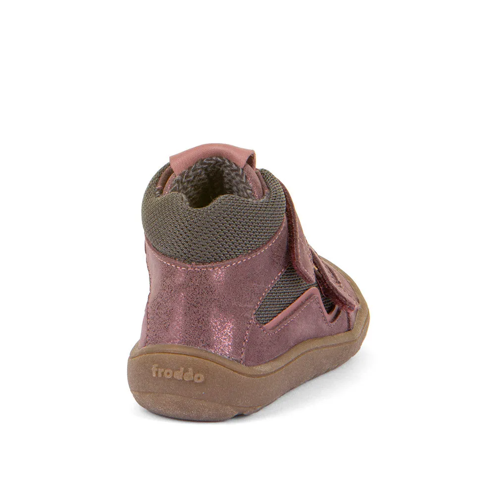 Label Details Froddo Girl's Tex Autumn Barefoot Ankle Boots - Pink 