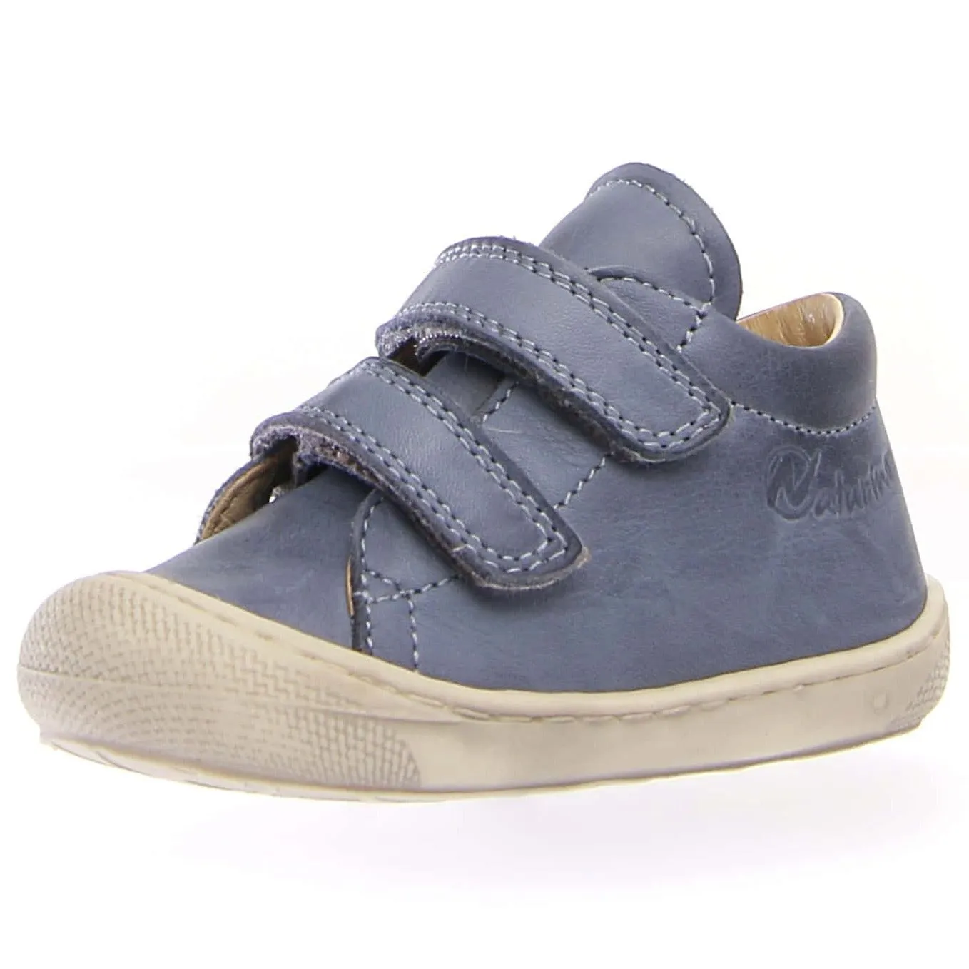 Adjustable - strap kids' shoes Low - heeled kids' shoes Naturino Cocoon VL Girl's and Boy's Casual Shoes - Bone Celeste