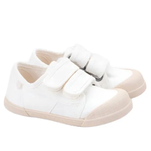 Indoor kids' clothes Igor Boy's and Girl's Lona V Shoes, Blanco