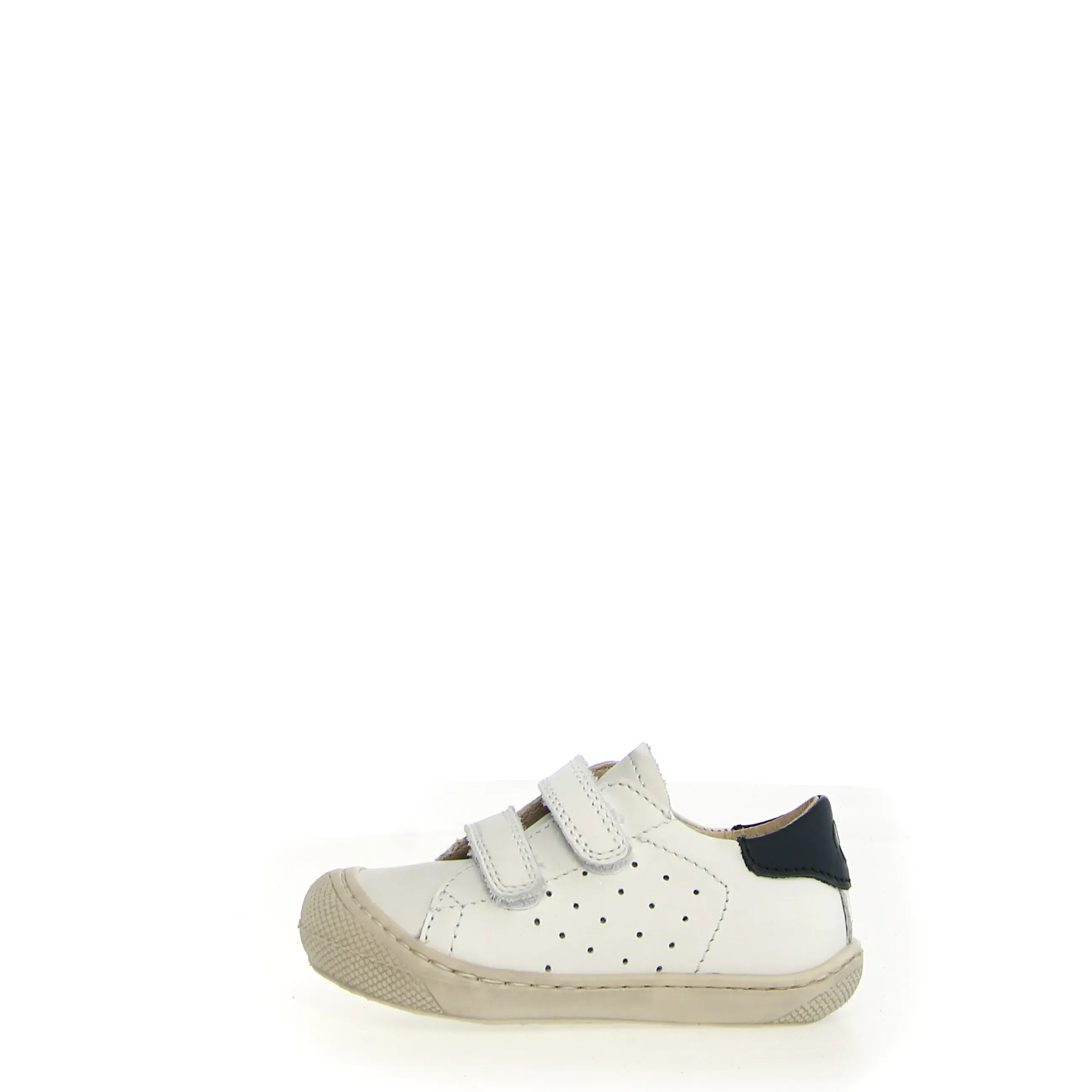 Lace Up Style Naturino Boy's and Girl's Cocoon Low 3 Vl Casual Shoes - White / Navy