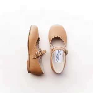 Scalloped Mary Jane - Camel Little ones' items Unisex kids' items