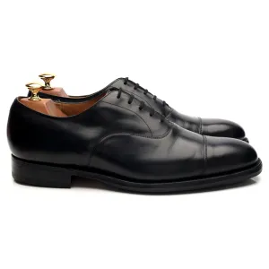 'Consul' Black Leather Oxford UK 9 F Weekend Ready