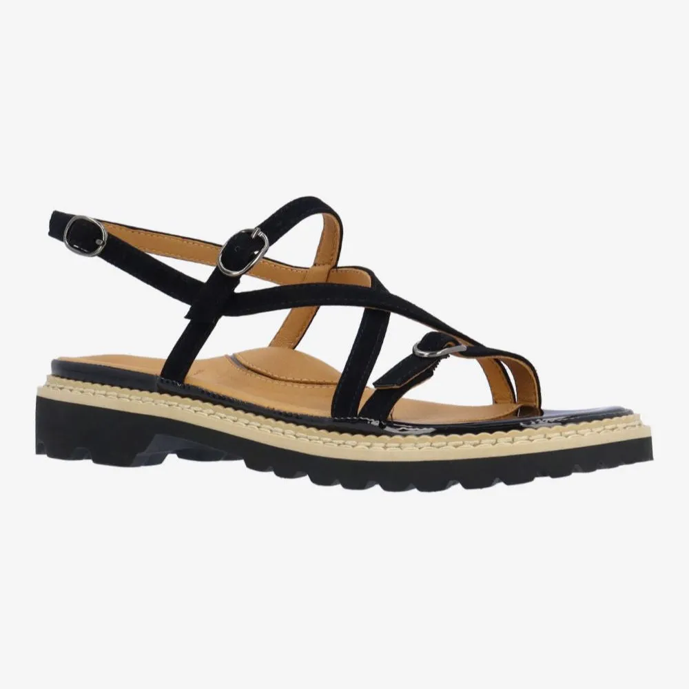 L'AMOUR DES PIEDS DANILO - BLACK Modern Stitching