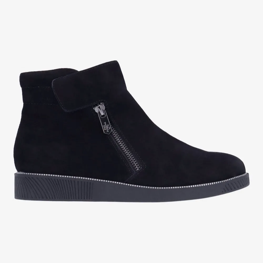 L'AMOUR DES PIEDS JAIDLY - BLACK SUEDE Daytime Wear Everyday Protection