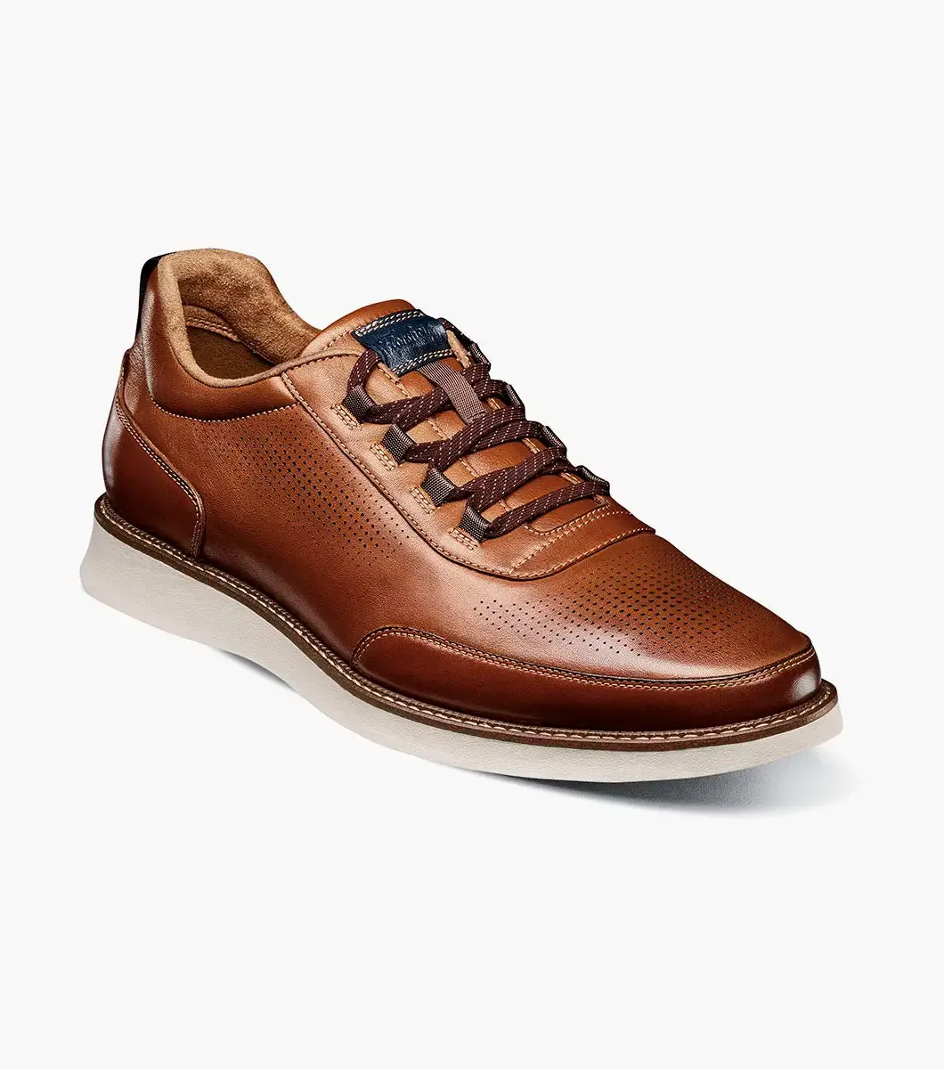 Launch Elastic Lace Slip On-Cognac Multi | Florsheim Business Shoes