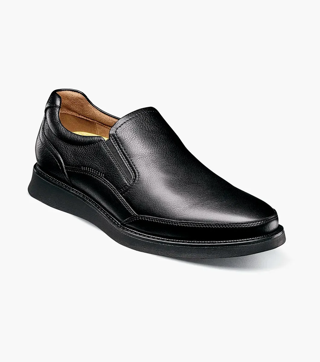 Launch Moc Toe Slip On-Black | Florsheim Chic Craft