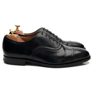 'Legate' Black Leather Oxford Semi Brogues UK 9.5 F Professional Walk