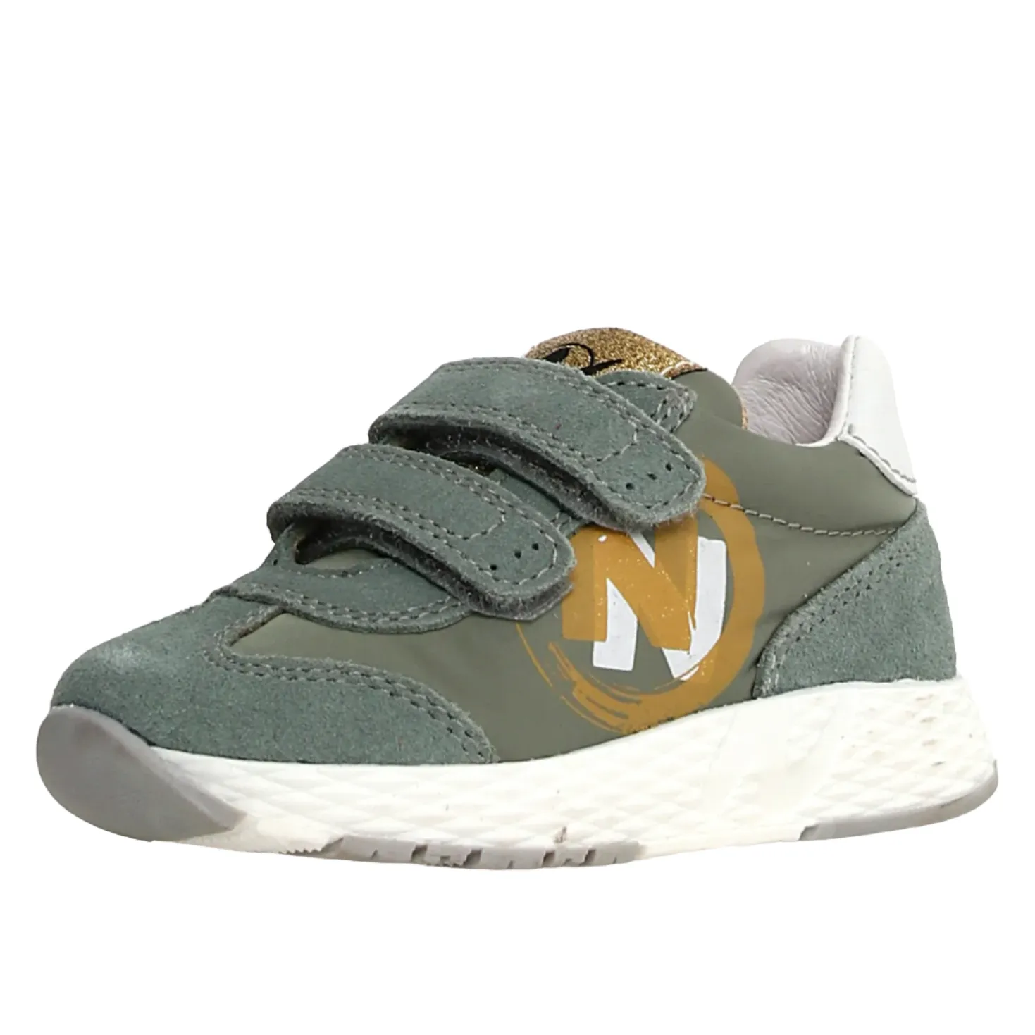 Naturino Jesko 2 Vl Boy's and Girl's Casual Shoes - Sage/White Toddler - sized shoes