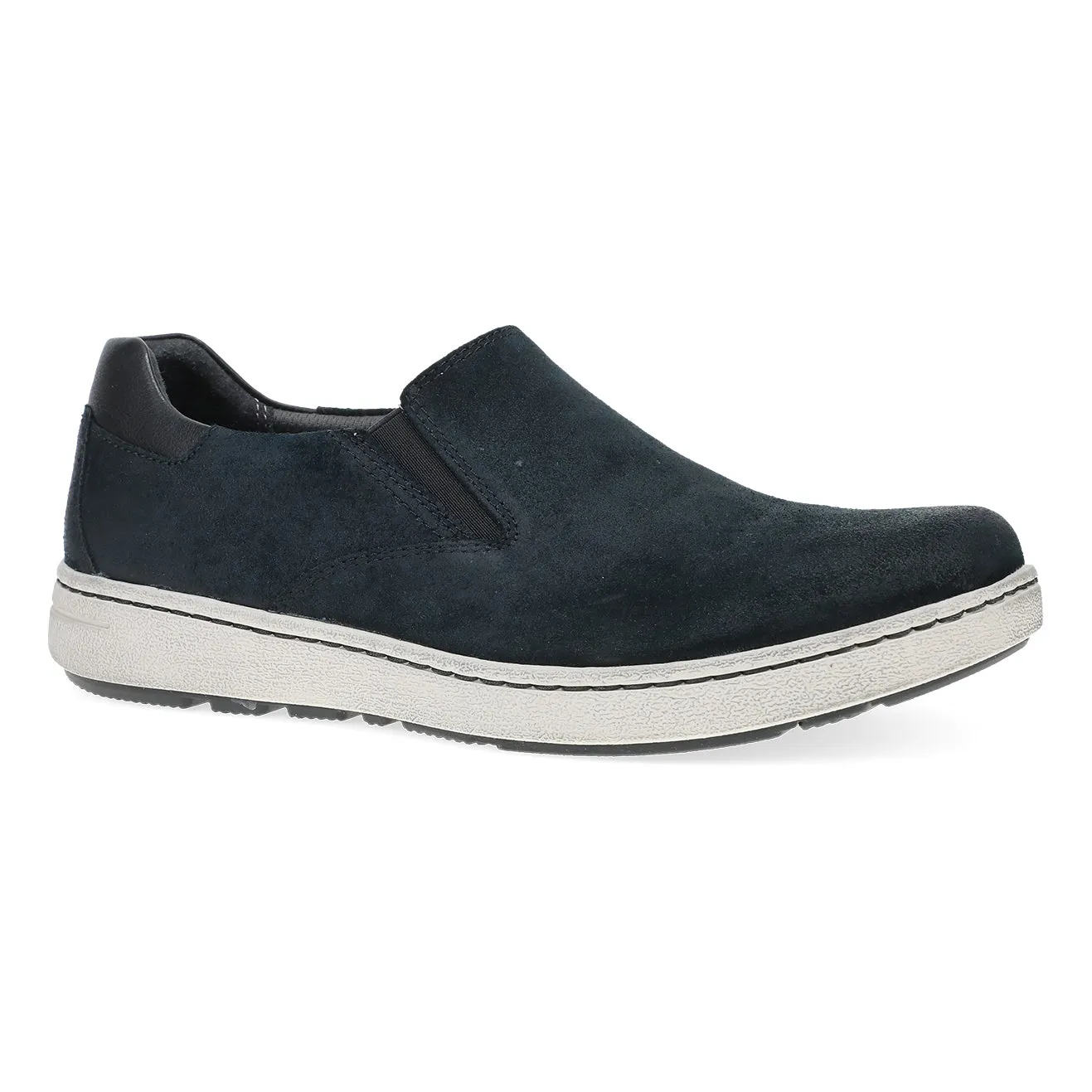 Dansko Trent Mens Shoes Black Burnished Suede