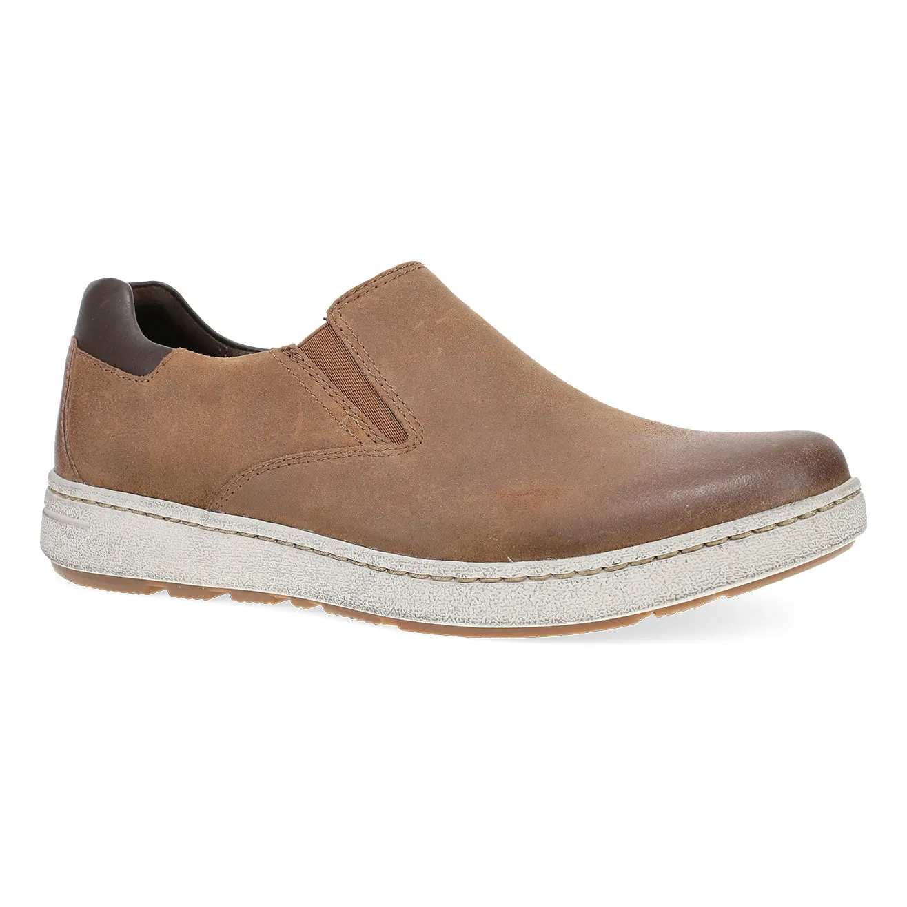 Dansko Trent Mens Shoes Brown Burnished Suede