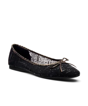 The Songbird - Black Mesh Sparkle Camp Glow Coral Glow
