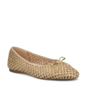 The Songbird - Gold Openweave Easy Strap Lace Touch