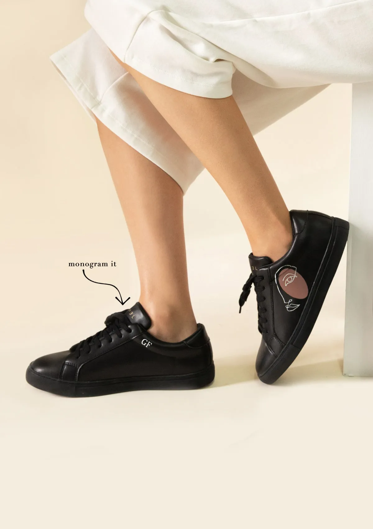 Light Motion Twins Black Sneaker