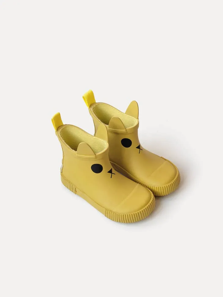 Lightweight Option Boxbo Girl's Kerran Rain Boot, Mustard