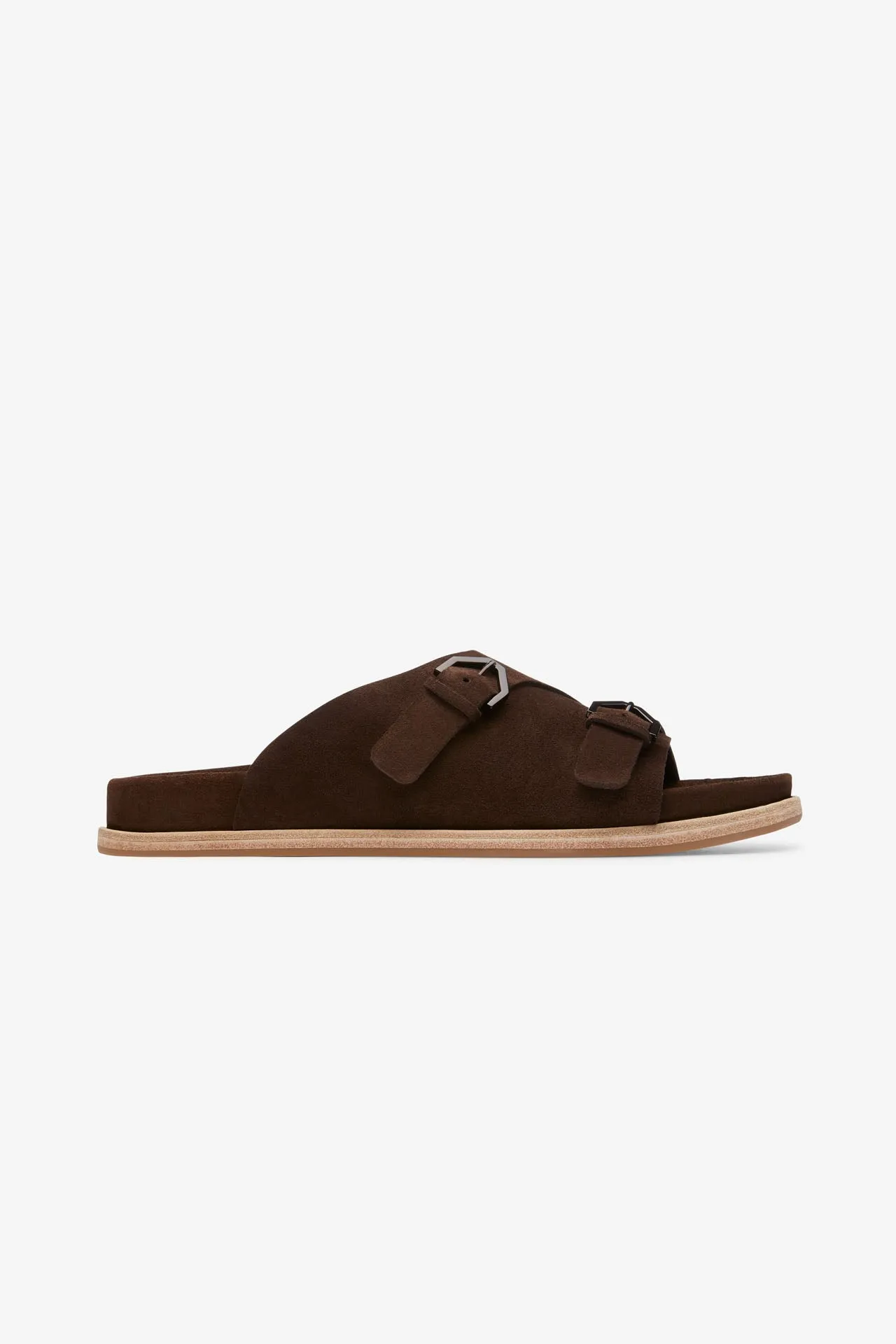 Lightweight Strap Foam Marvin Ebony Reversed Suede