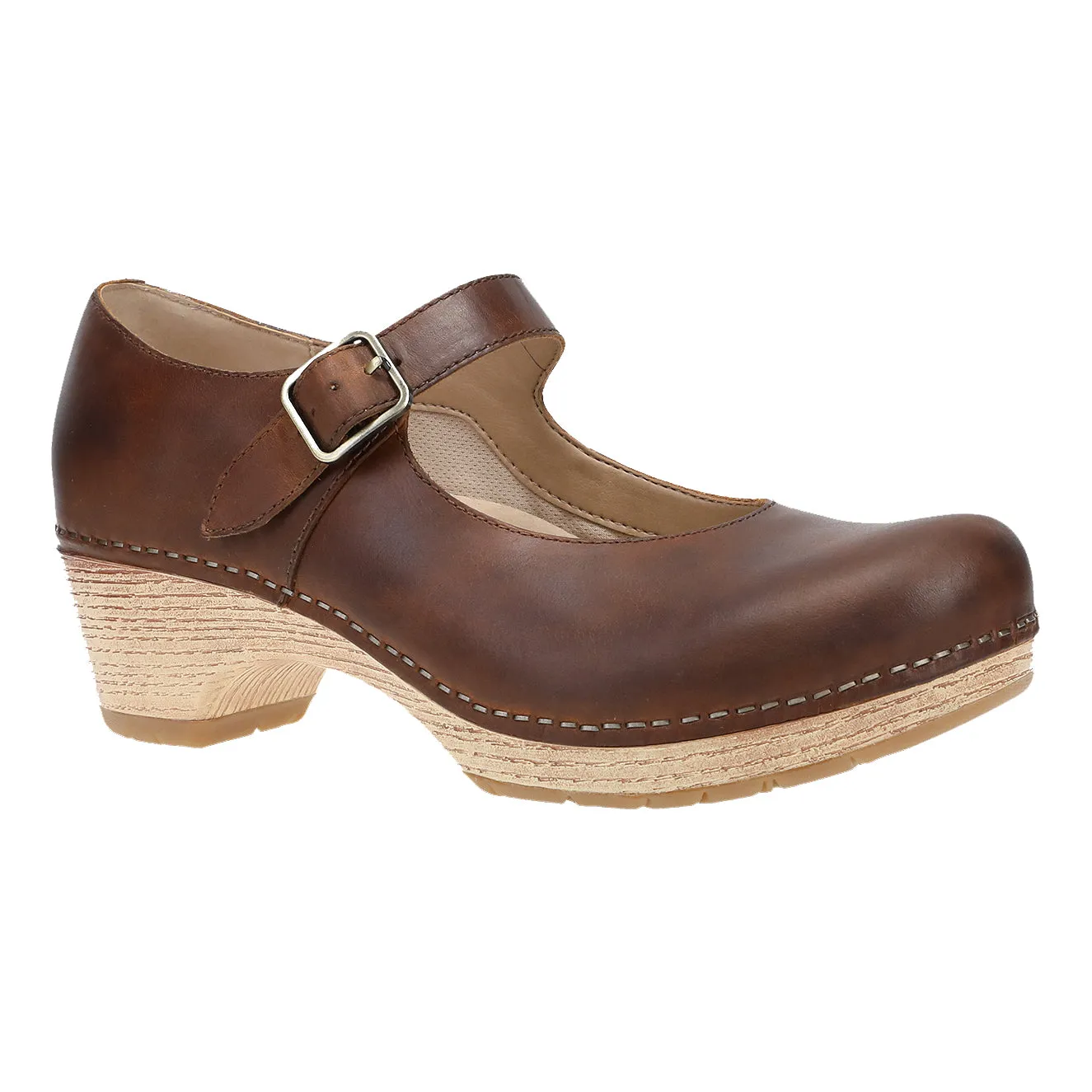 Dansko Lilah Womens Shoes TanOiledPullUp