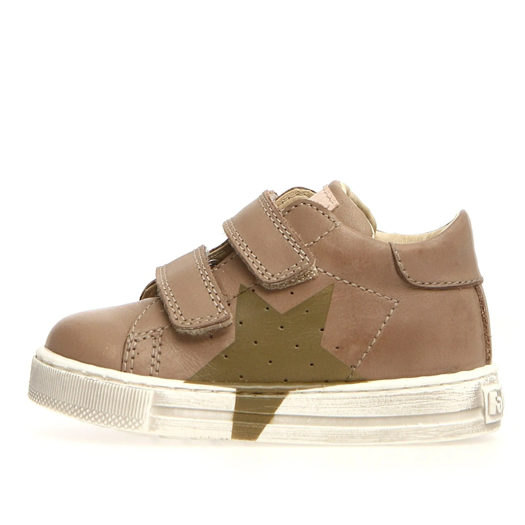 Limited Edition Falcotto Venus VL Boy's and Girl's Sneakers - Taupe/Militare
